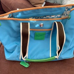 Coach waterproof bag! Gently worn.